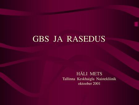 Tallinna Keskhaigla Naistekliinik