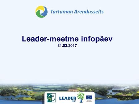 Leader-meetme infopäev