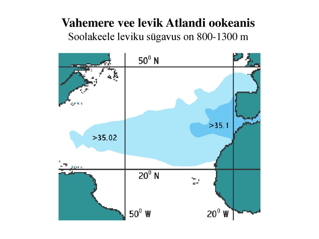 Vahemere vee levik Atlandi ookeanis