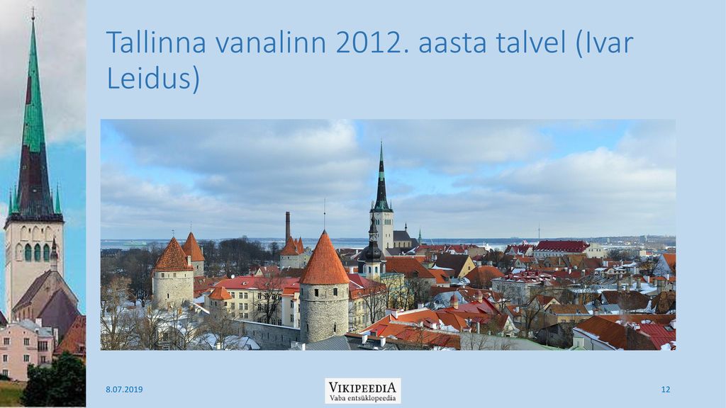 Tallinna vanalinn aasta talvel (Ivar Leidus)