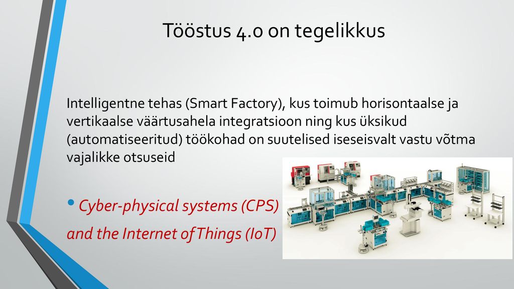 Tööstus 4.0 on tegelikkus Cyber-physical systems (CPS)