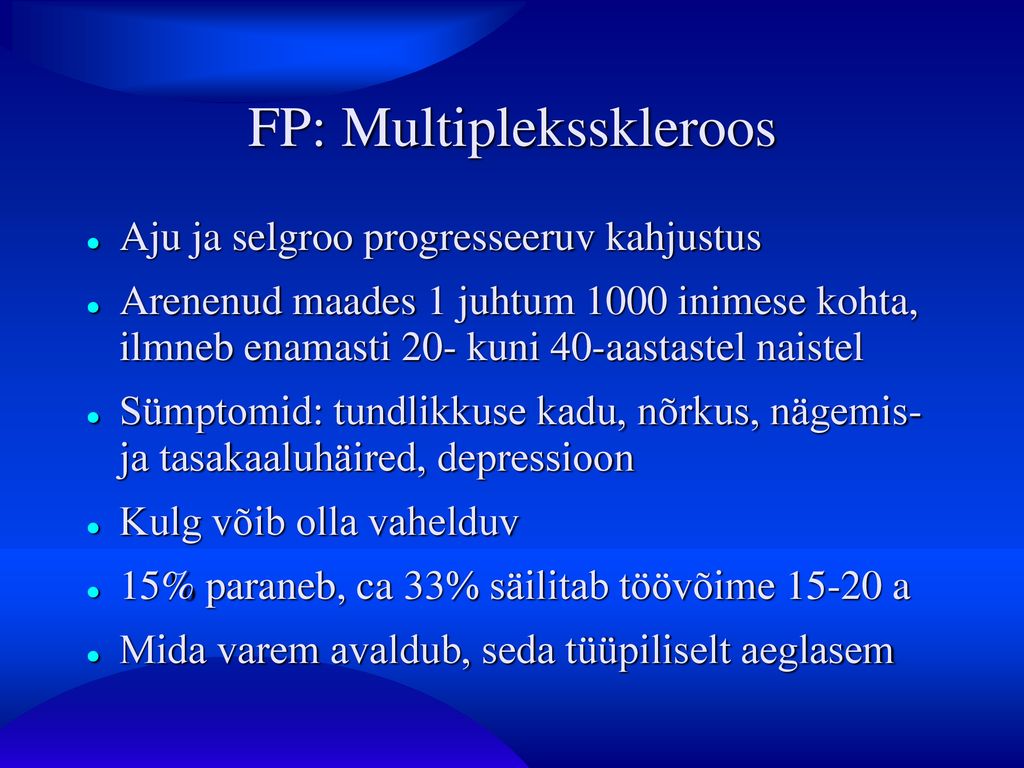 FP: Multipleksskleroos