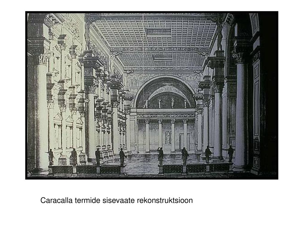 Caracalla termide sisevaate rekonstruktsioon