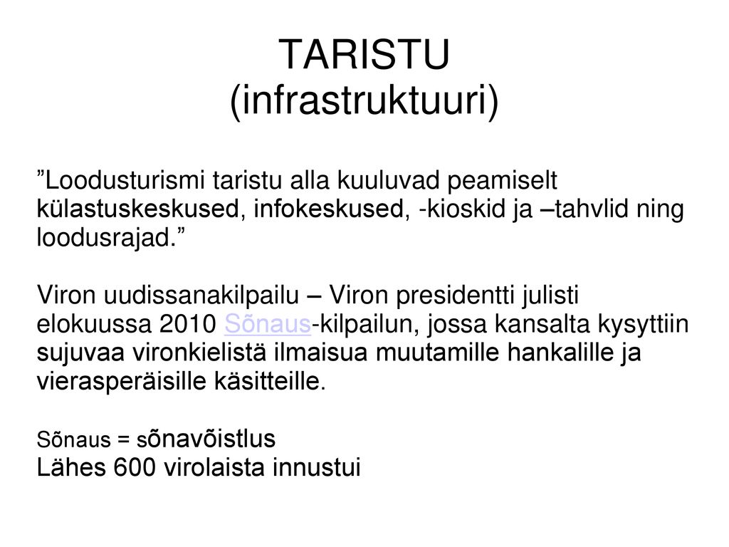TARISTU (infrastruktuuri)