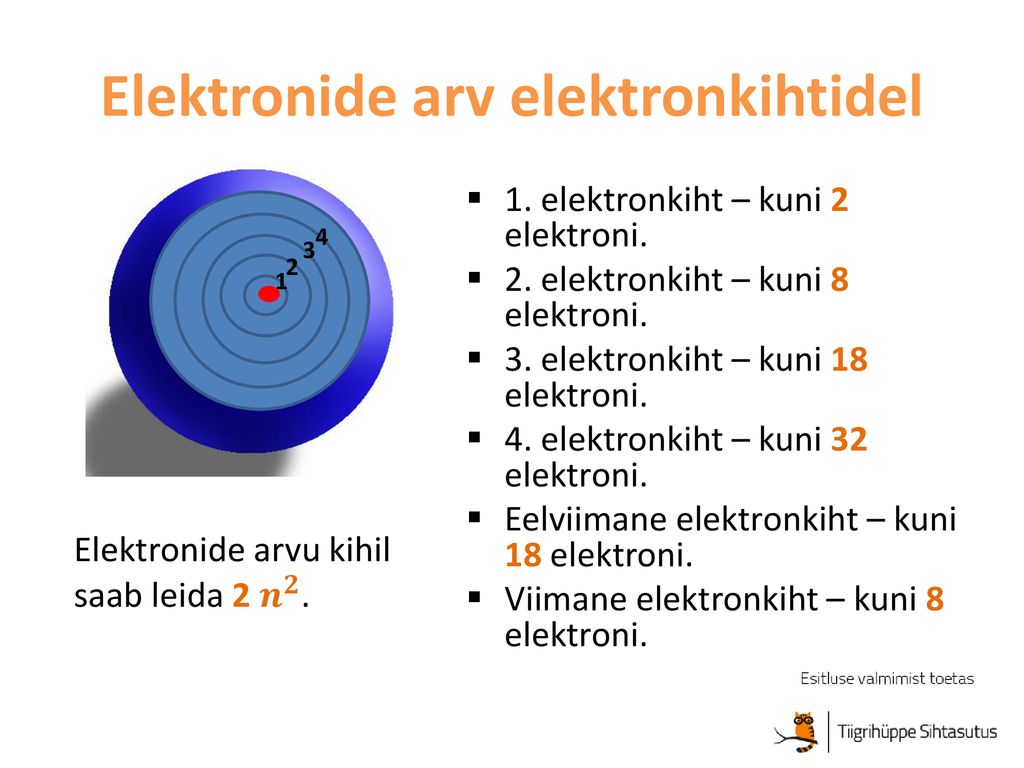 Elektronide arv elektronkihtidel