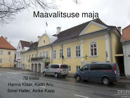 7B klass Hanna Klaar, Kadri Aru, Sörel Haller, Airike Kapp