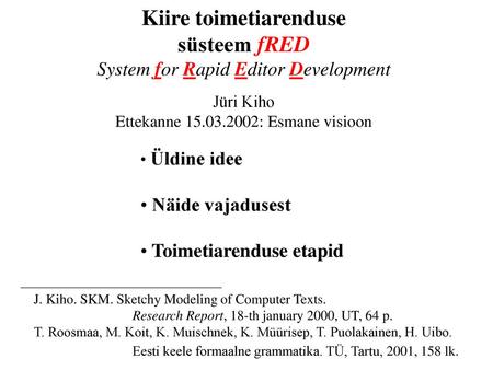 Kiire toimetiarenduse