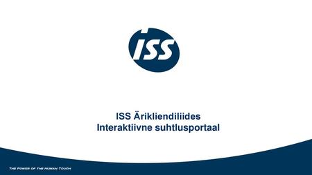 ISS Ärikliendiliides Interaktiivne suhtlusportaal