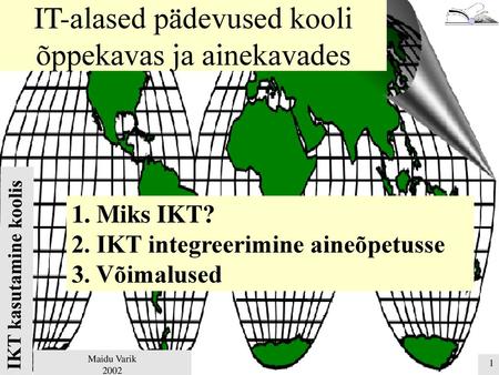 IT-alased pädevused kooli õppekavas ja ainekavades