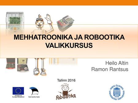 Mehhatroonika ja robootika valikkursus