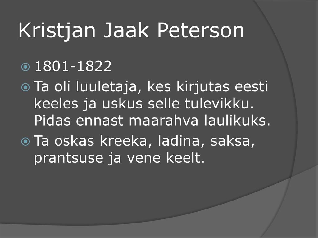 Kristjan Jaak Peterson