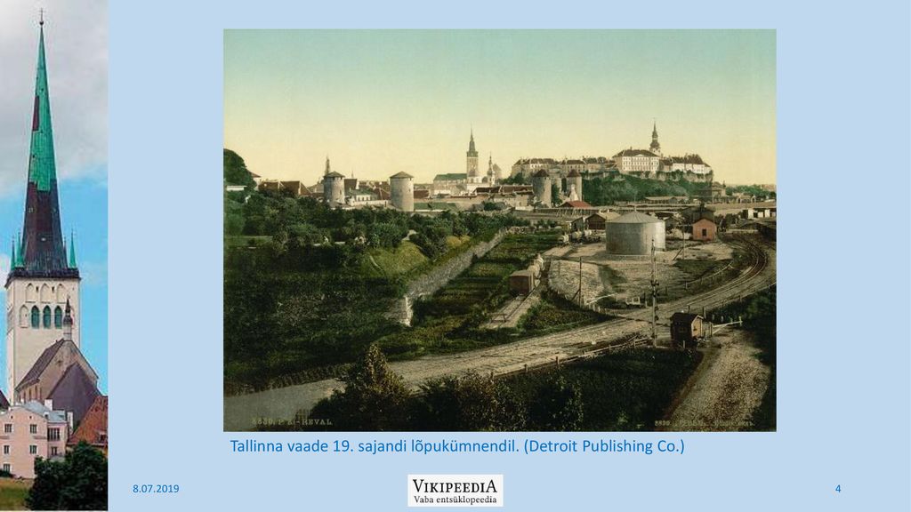 Tallinna vaade 19. sajandi lõpukümnendil. (Detroit Publishing Co.)
