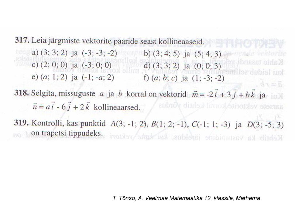 T. Tõnso, A. Veelmaa Matemaatika 12. klassile, Mathema