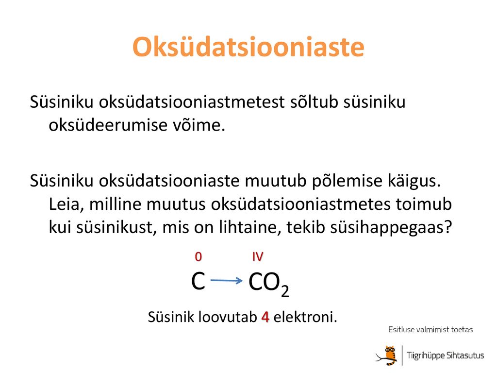 Oksüdatsiooniaste C CO2