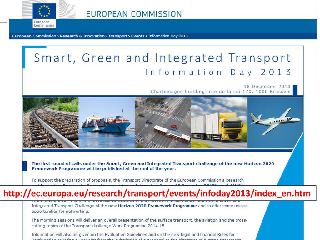 europa. eu/research/transport/events/infoday2013/index_en