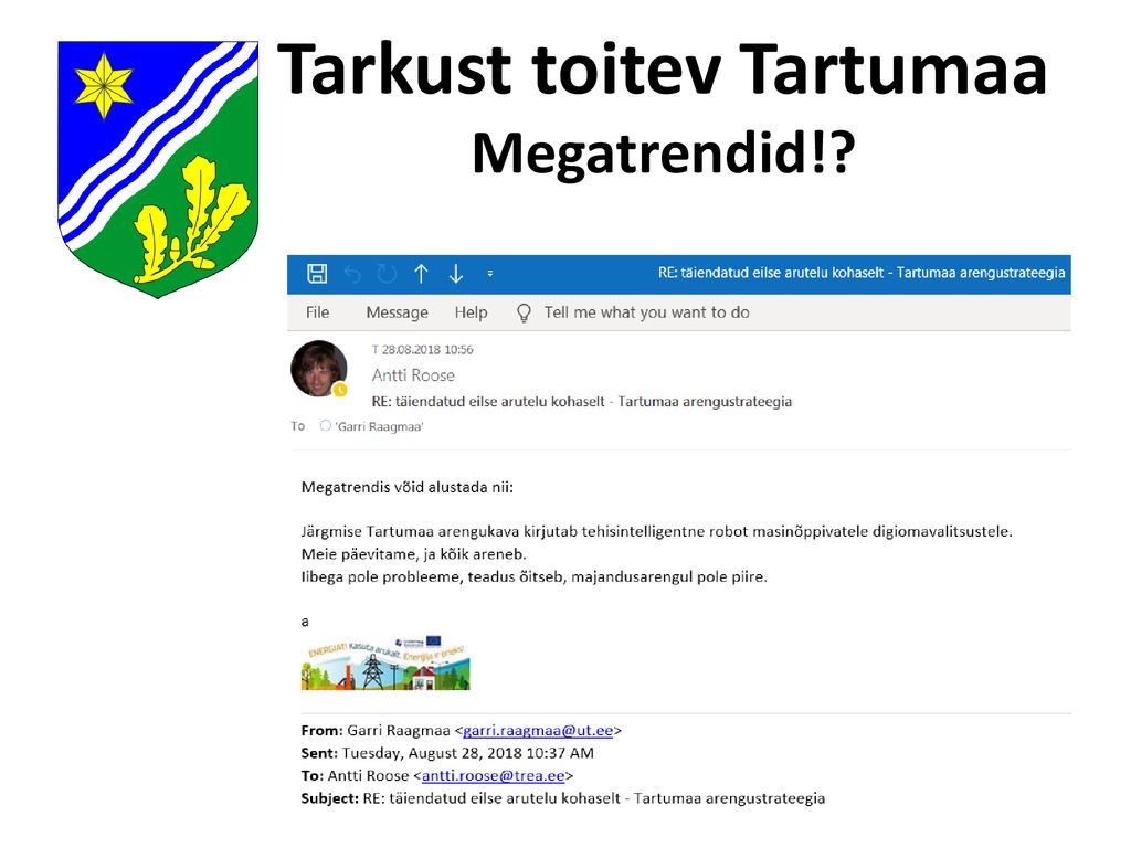 Tarkust toitev Tartumaa Megatrendid!