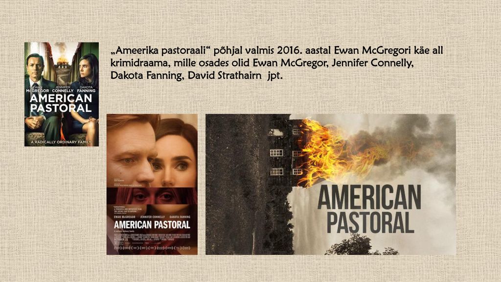 „Ameerika pastoraali põhjal valmis 2016