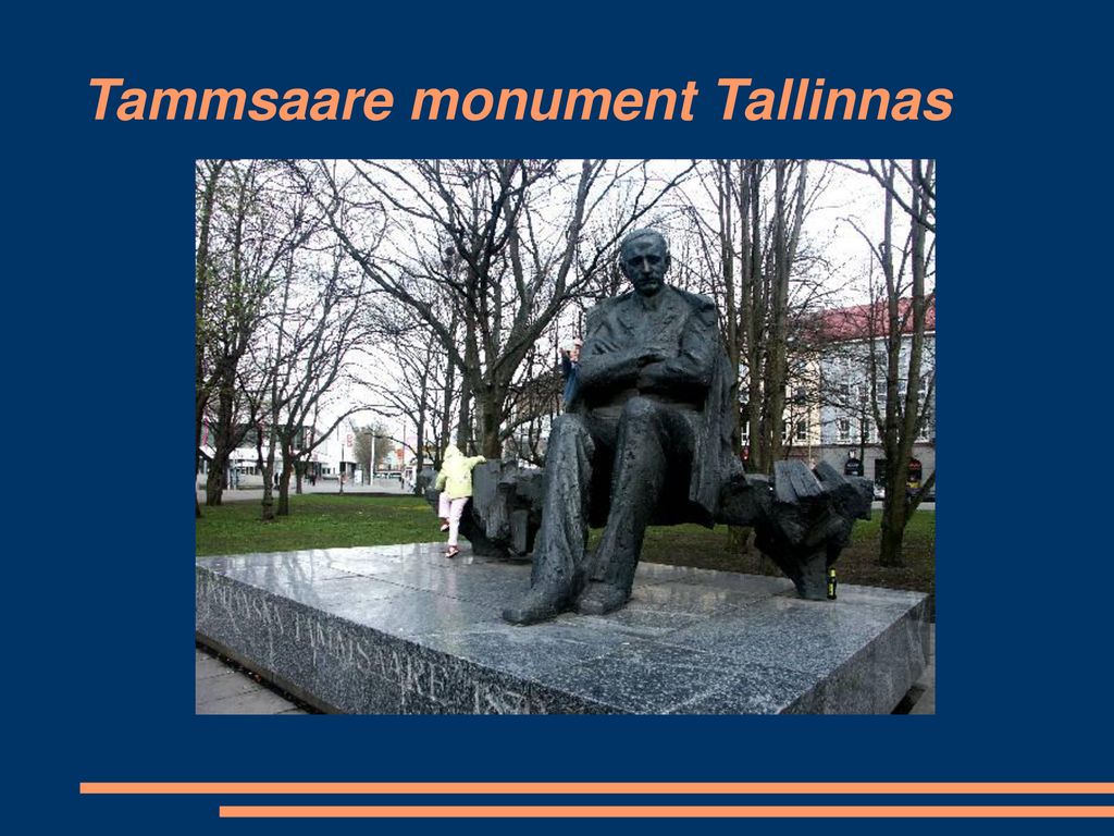Tammsaare monument Tallinnas