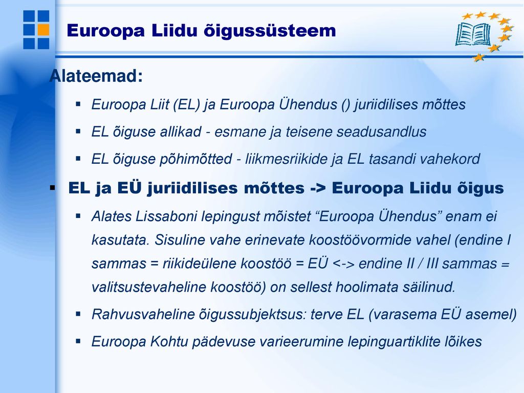 Euroopa Liidu õigussüsteem