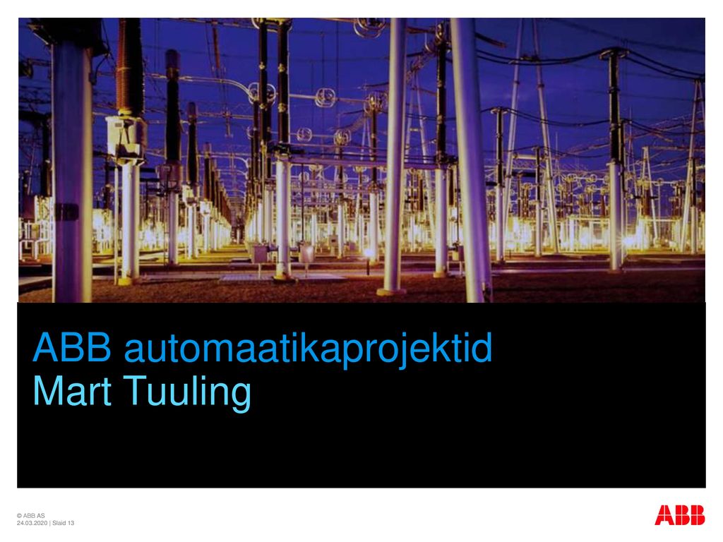ABB automaatikaprojektid Mart Tuuling