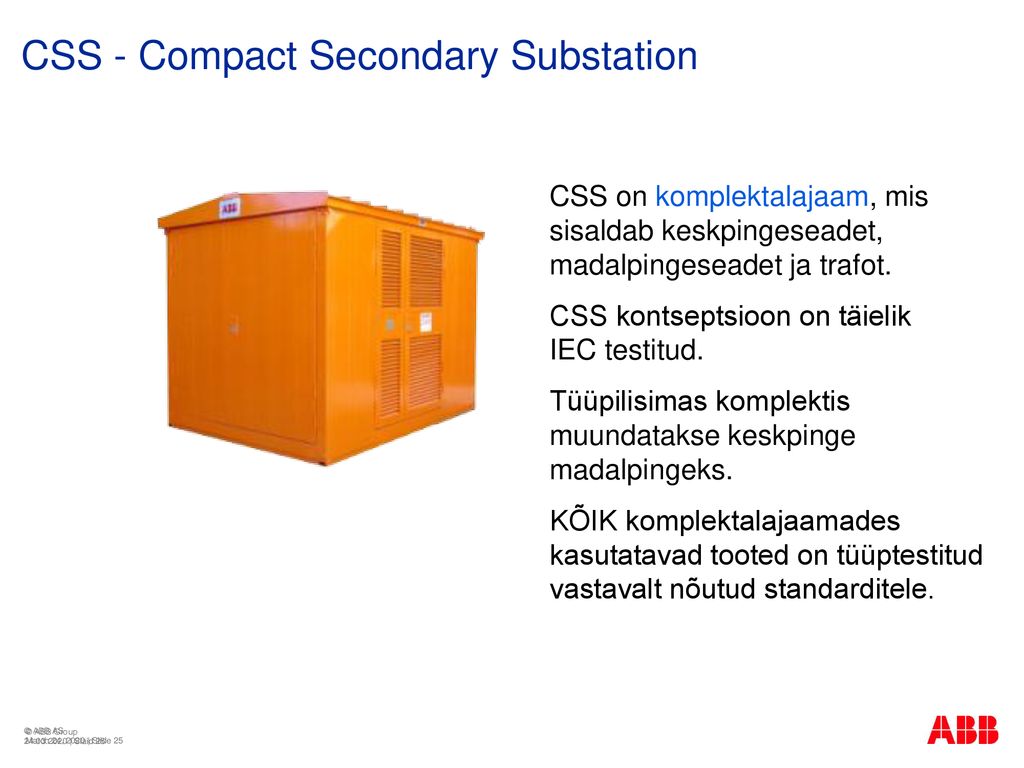 CSS - Compact Secondary Substation